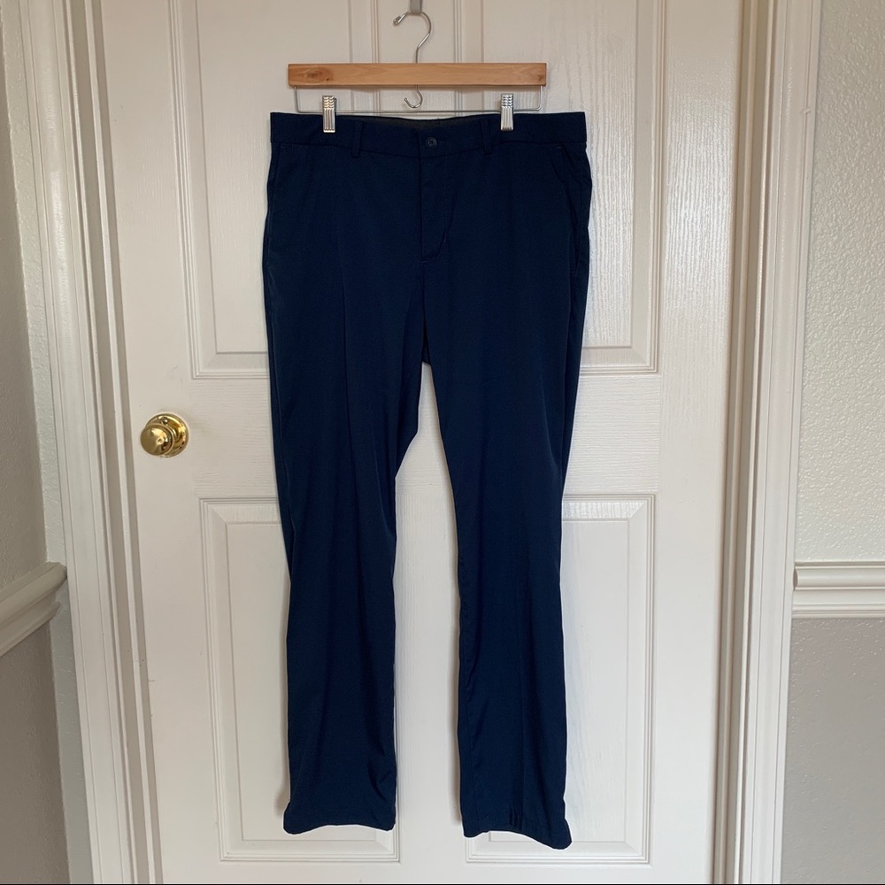 Mens Navy Dri Fit Golf Pants 34X32